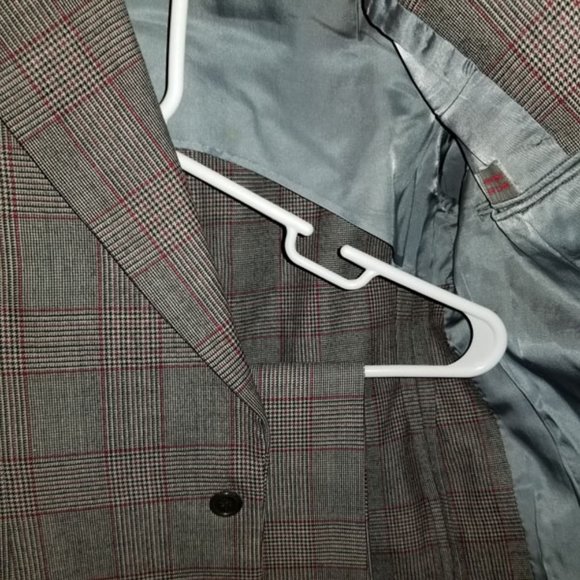 Vintage Hickey Freeman blue Plaid check Suit Union made - Picture 5 of 11